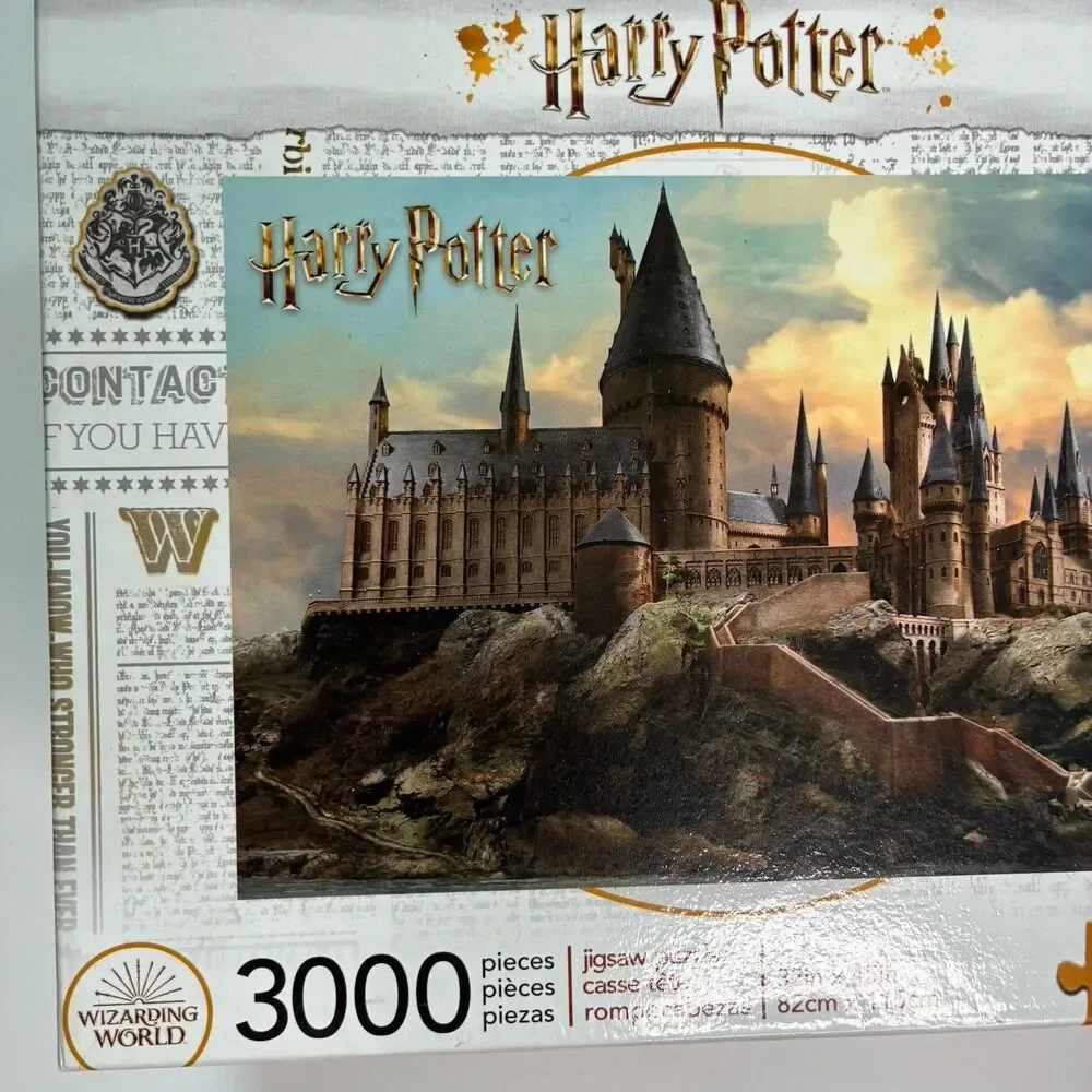 Aquarius Harry Potter Hogwarts Castle 3000 Piece Interlocking Jigsaw 68-510